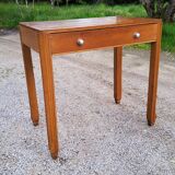 Walnut art deco writing table