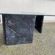 Table basse en marbre vintage années 70 design italien