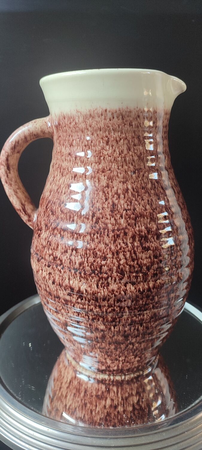 Vintage ceramic pitcher by Accolay