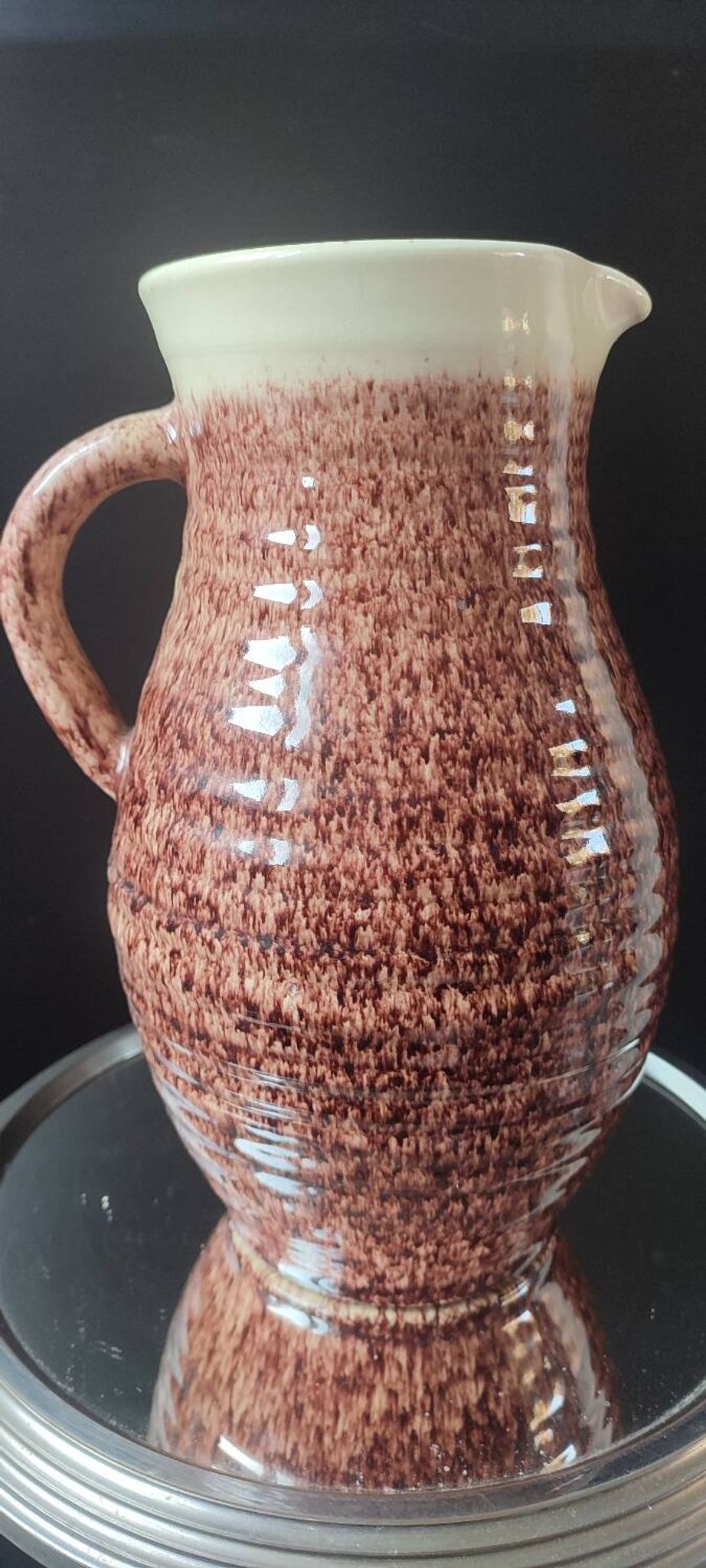 Vintage ceramic pitcher by Accolay