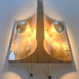 Very rare mid-century wall lamp, Germany, 1970s