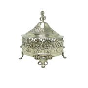 Bonbonniere, Art Nouveau, silver-plated brass, Germany, early 20th century