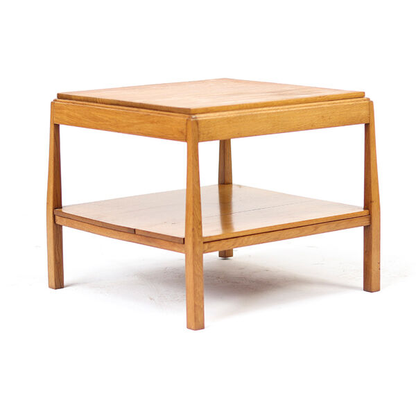 Table basse, table d'appoint en chêne de style Art Déco
