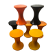 Lot 7 vintage tamtam stools 60s