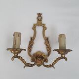 Paire d'appliques murales bougeoir anciennes