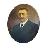 Portrait man, oil on canvas, 1922
