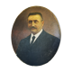 Portrait man, oil on canvas, 1922
