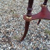 Antique Louis XVI style side table with marble top