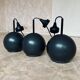 Suspensions boules vintage
