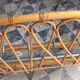 Rattan basket bed of the years 60
