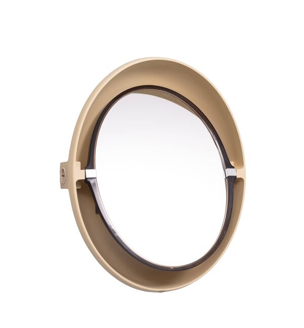 Miroir ovale pivotant Space Ace Allibert, années 1970