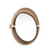 Miroir ovale pivotant Space Ace Allibert, années 1970