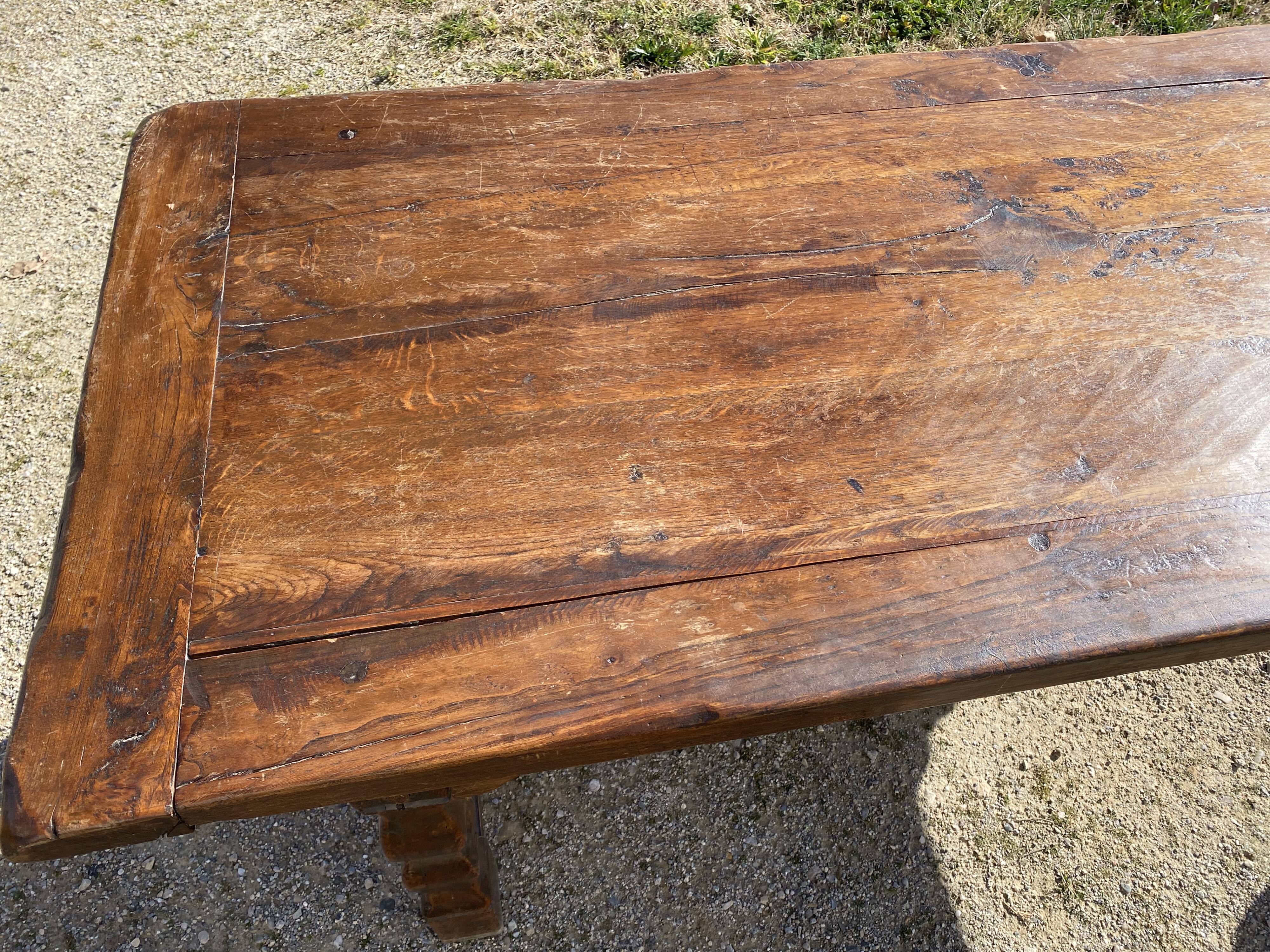 Rustic farmhouse table