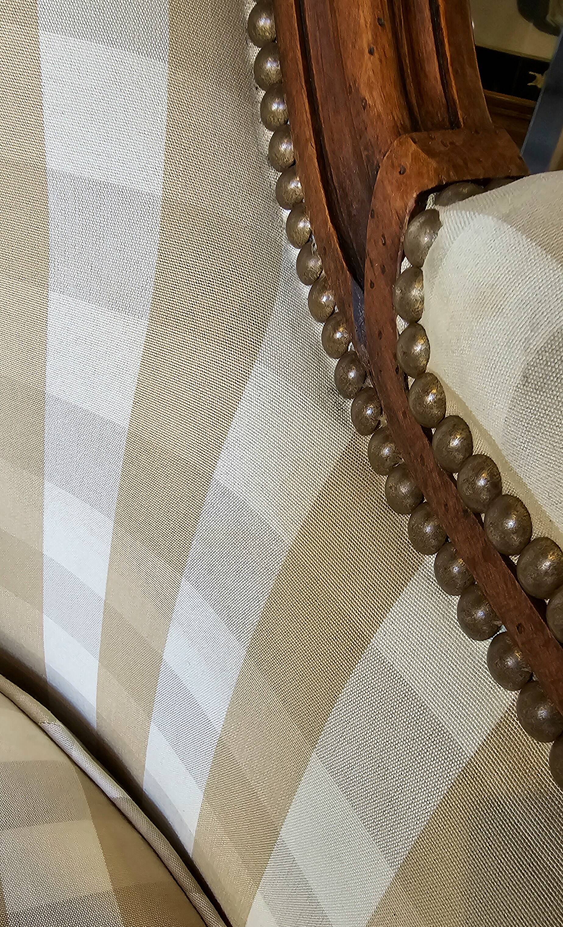 Louis XV shepherdess armchair