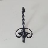 Vintage wrought iron coat rack
