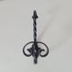 Vintage wrought iron coat rack