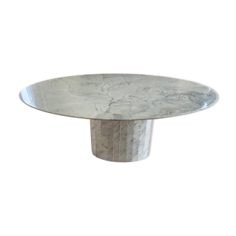 Calacatta marble dining table