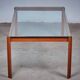 Table Basse en Teck et Verre, Danemark, 1960s