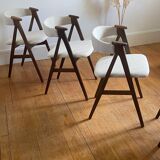 Vintage Danish teak chairs by Kai Kristiansen