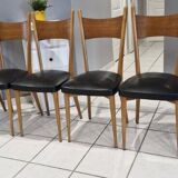 Set of 6 Scandinavian chairs, 1960s