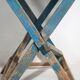 Antique French Provençal style blue table (c.1920) #54