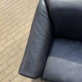 De Sede Ds47 3-seater in buffalo leather NECK 5 mm black leather