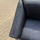 De Sede Ds47 3 places en cuir de buffle NECK 5 mm cuir noir