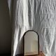 Small rounded mirror, wooden frame, gold frame H49.5