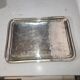 Antique silver-plated tray