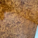 Italian coffee table elm magnifying glass