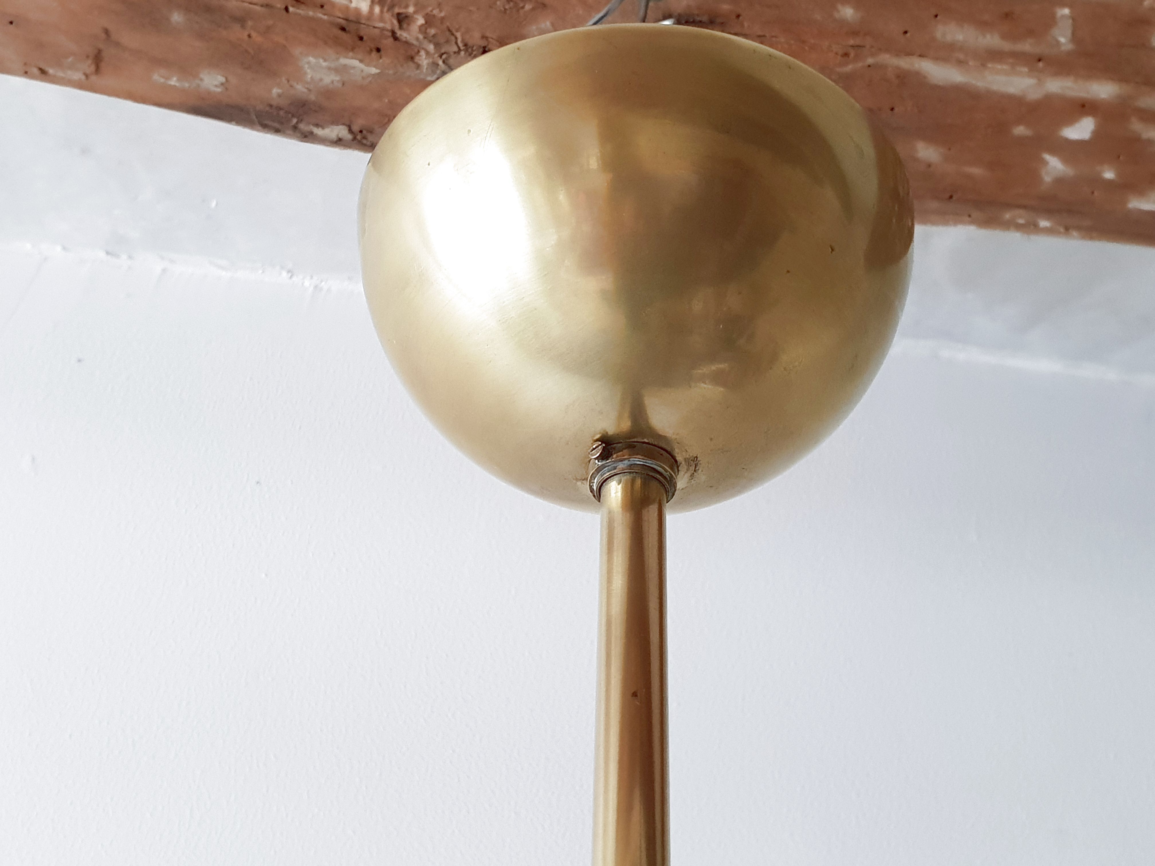 Vintage torchlight chandelier 1950