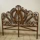 Vintage peacock rattan headboard (150cm)