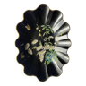 Corbeille Napoléon III en carton bouilli - Décor fleurs et papillon