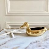 Empty solid brass duck pocket