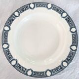 Semi-deep plates Terre de Fer Salin decor Saïda