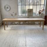 XL farmhouse table in beech and pine 3m