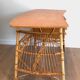 Rattan desk from around 1970.