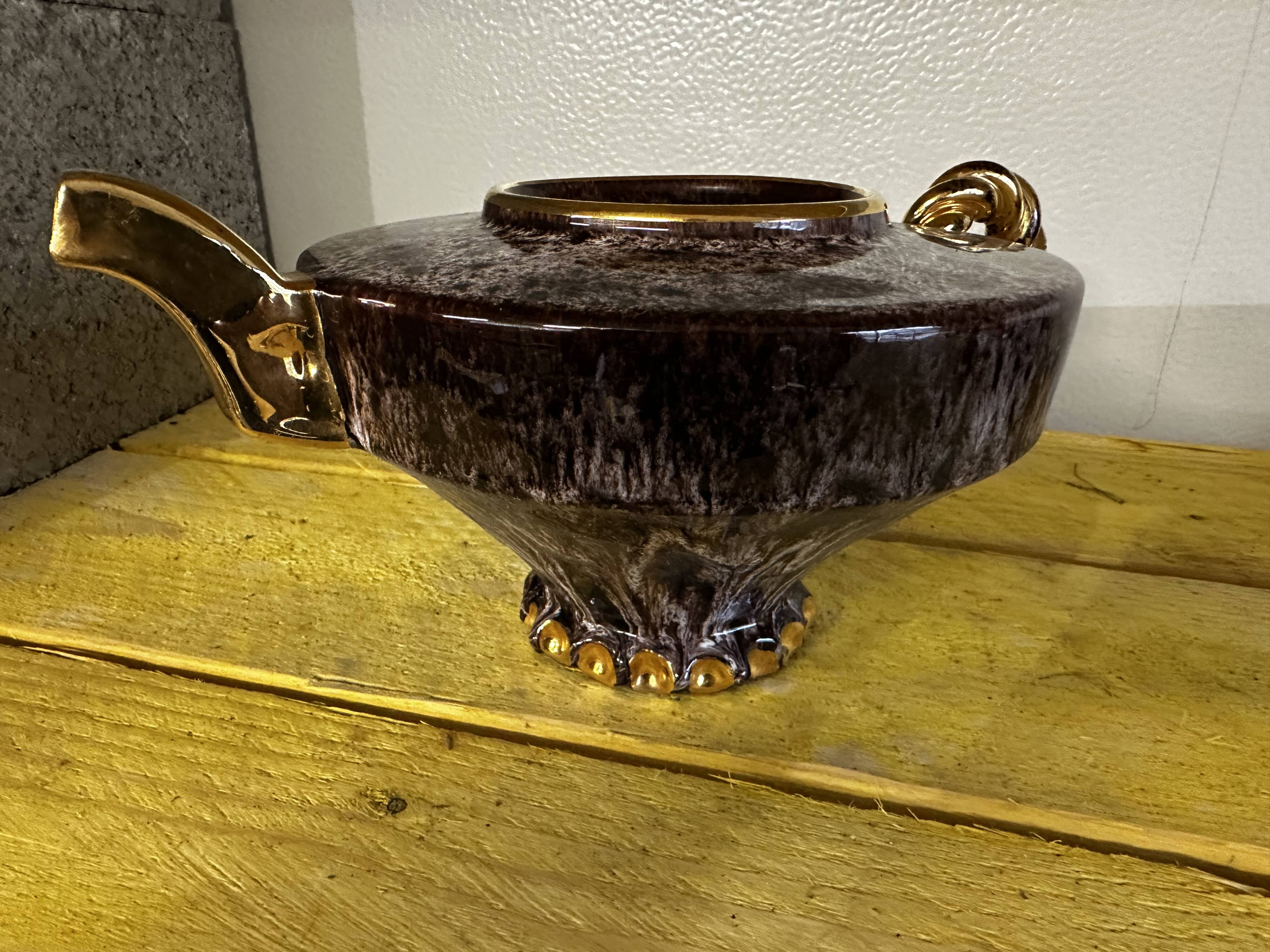 Ceramic milk jug from Vallauris by Marius Giuge