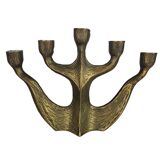 Brutalist - Horst Dalbeck - bronze- candlestick- Duitsland - 1950-1970