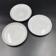 Set of 3 Céramano dessert plates by Karl Leutner
