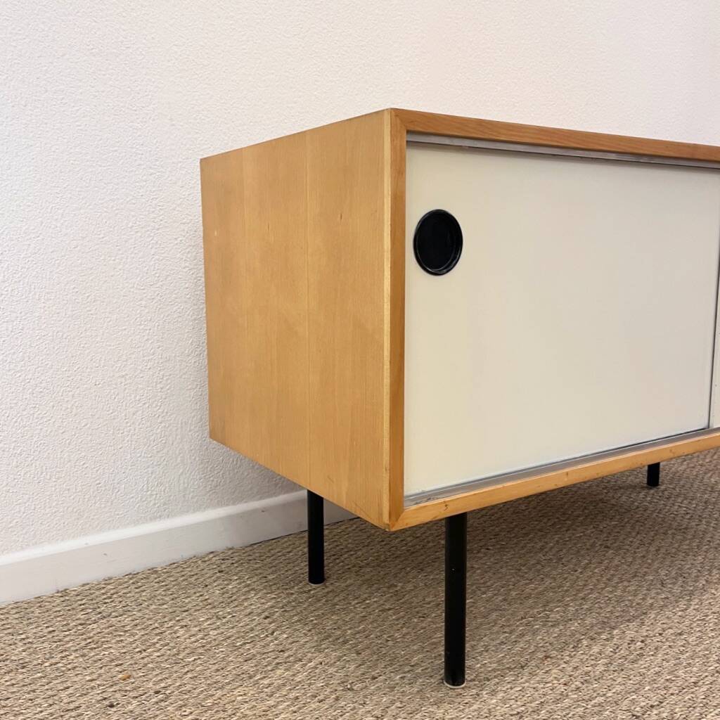 Kurt Thut small cabinet with sliding doors Switzerland 1950s