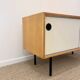 Kurt Thut small cabinet with sliding doors Switzerland 1950s