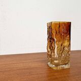 Mid-century modern glass vase by Kai Blomqvist for Kumela, Finland, 1960s.