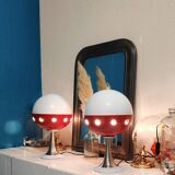 Pair of Space Age Cocci Ball Lamps