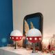 Paire de lampes Space âge cocci ball