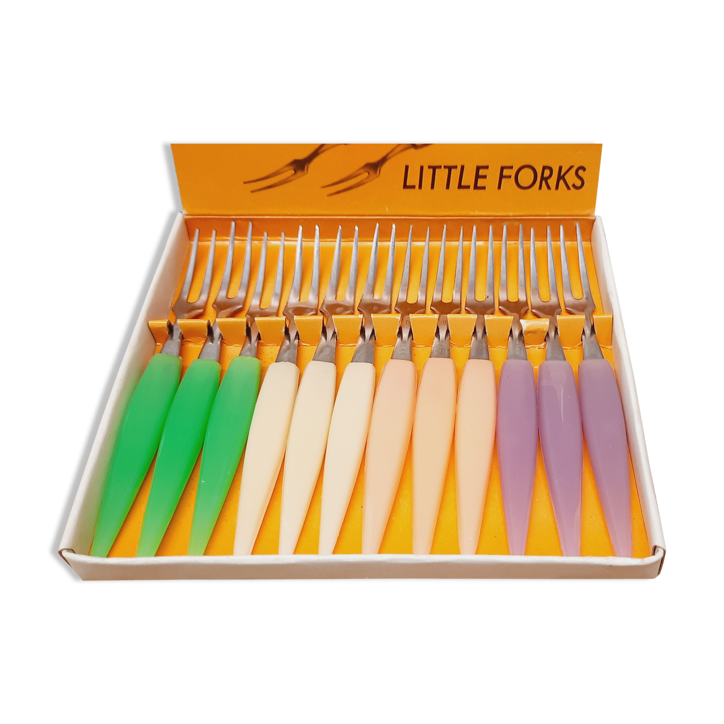 Cocktail 12 forks set