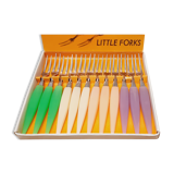 Cocktail 12 forks set