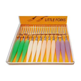 Set de 12 fourchettes à cocktail