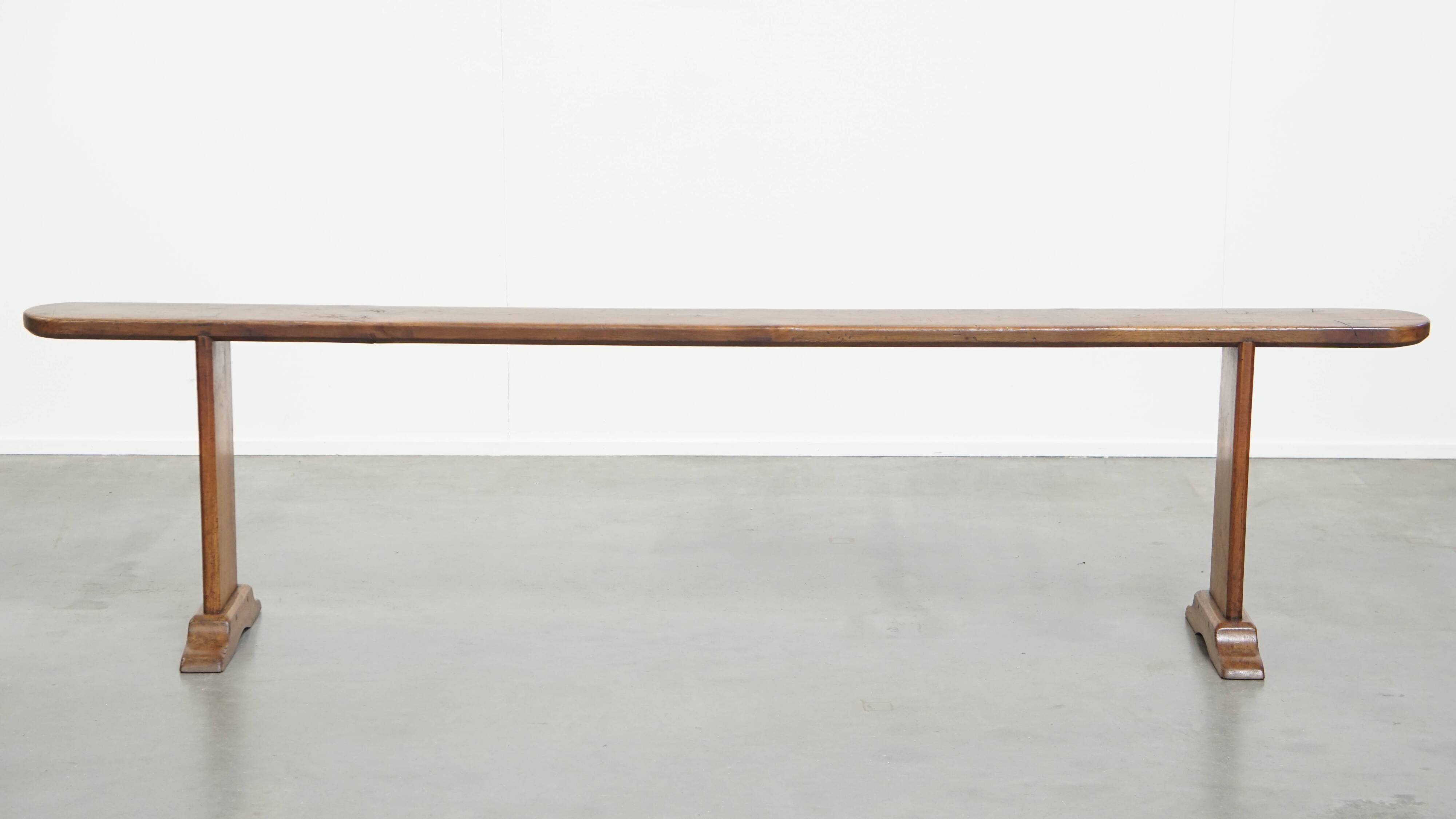 Antique French hall bench/dining bench