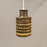 Danish ceramic hanging lamp, designed by Jette Hellerøe, in the 1970s.